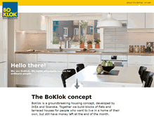 Tablet Screenshot of boklok.com